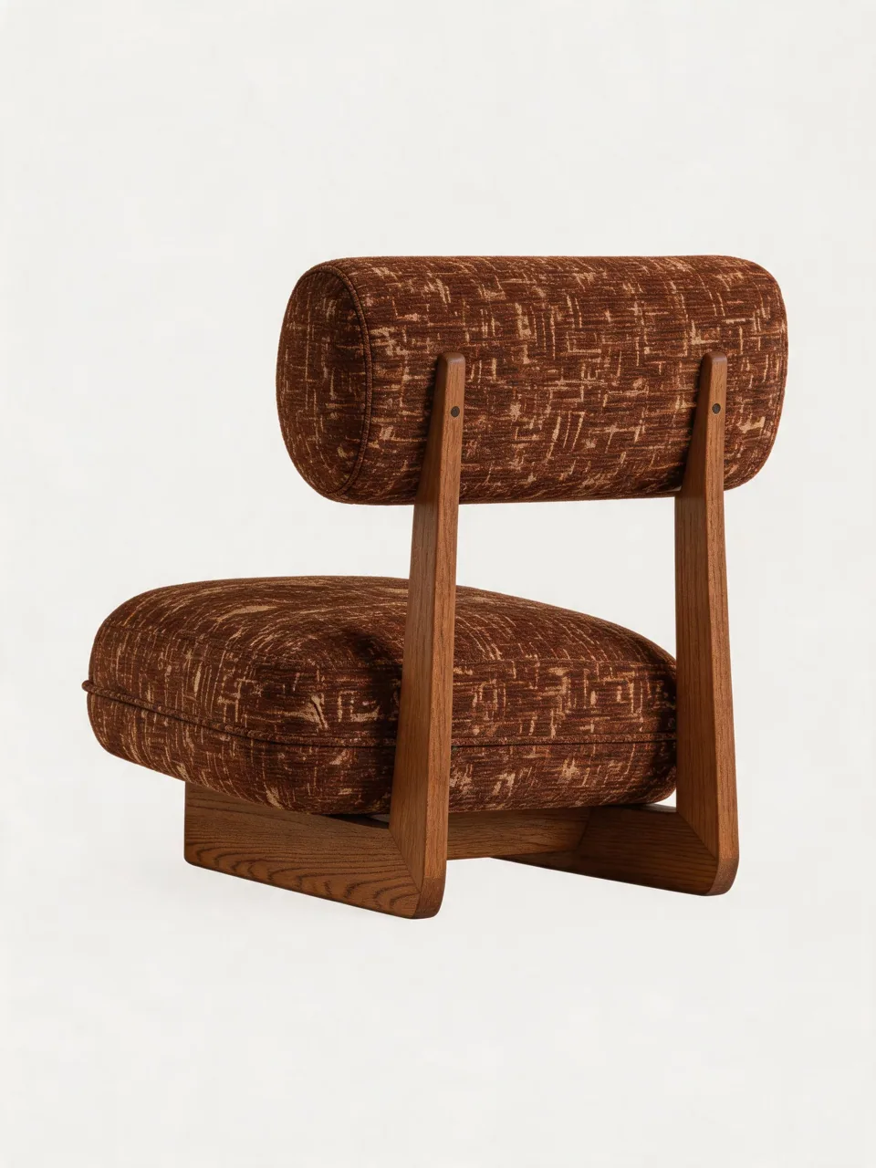 Broome Rust Sled Lounge Chair view 4
