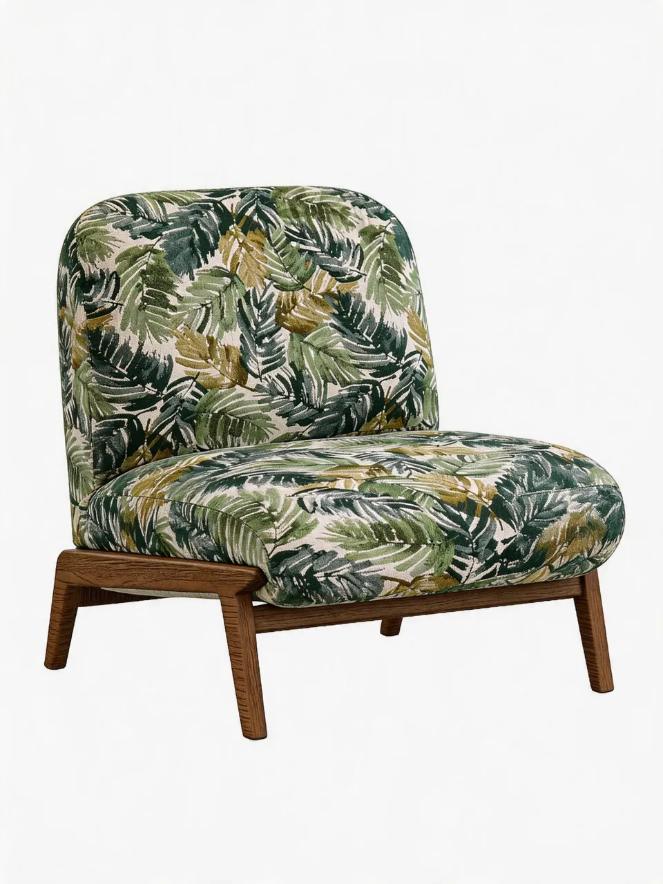 Cairns Palm Print Lounge Chair view 3