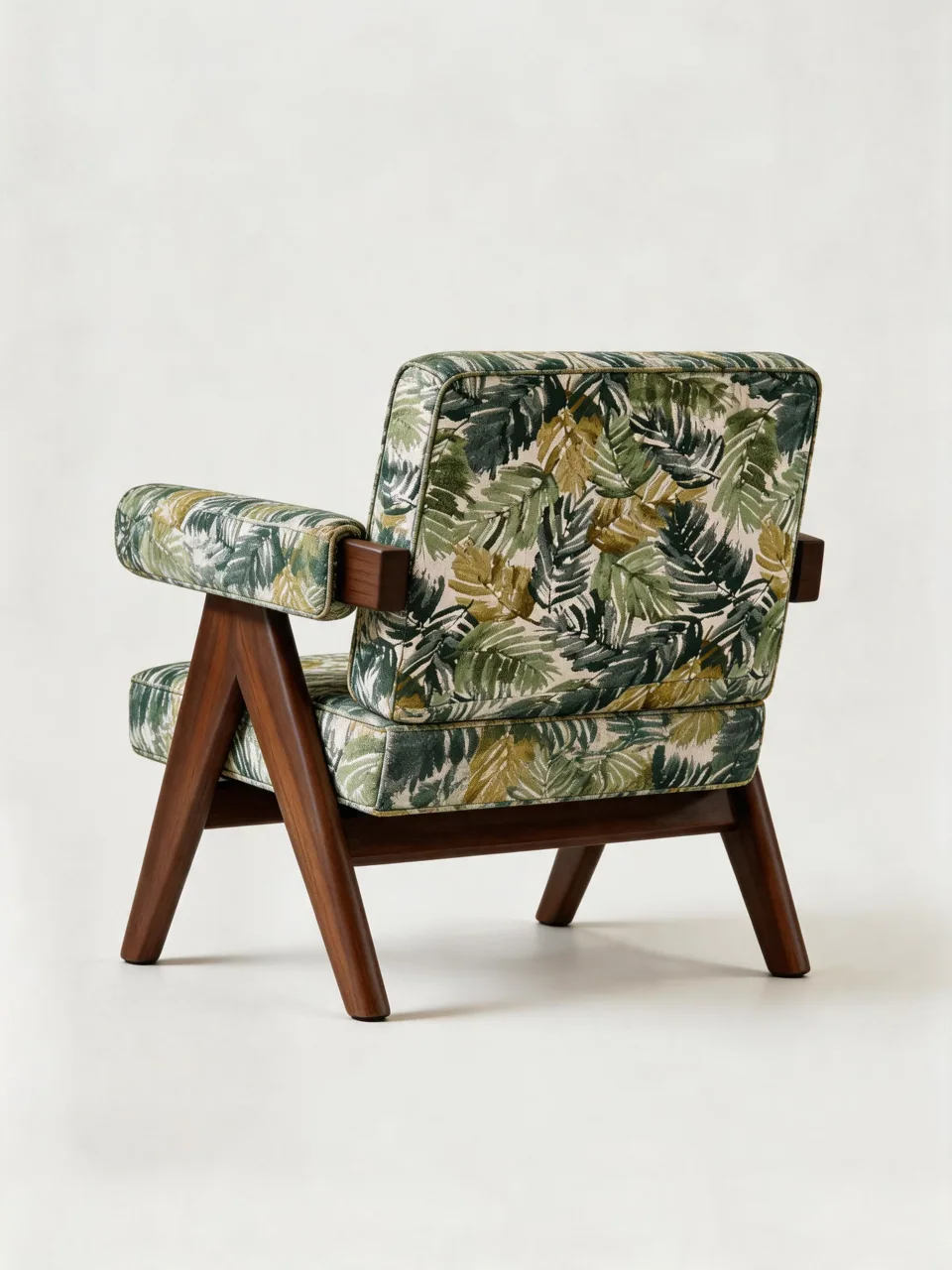 Cairns Palm Print Lounge Chair view 4