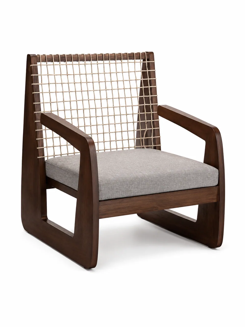 Yarra Rope-Back Sled Armchair